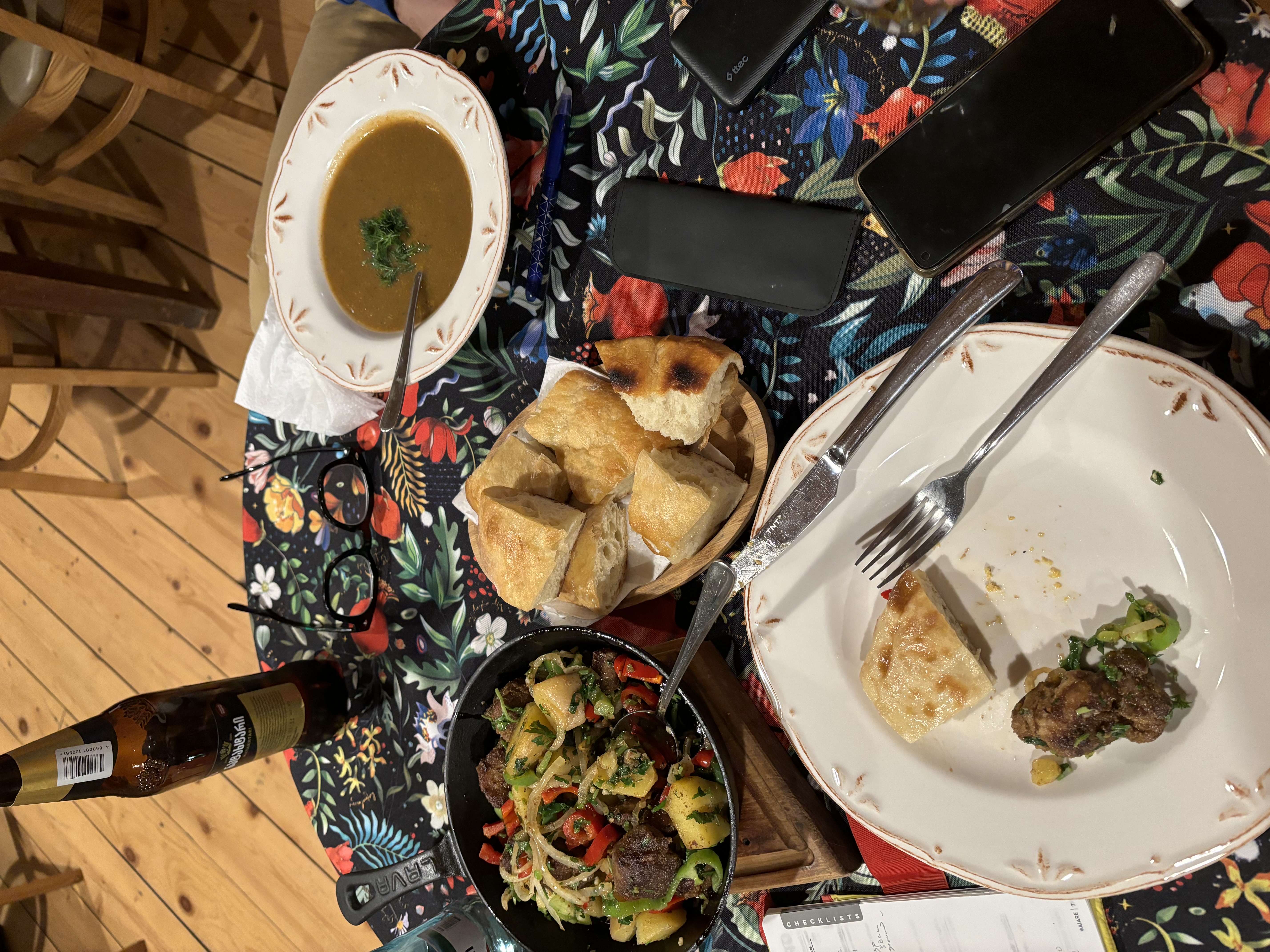 dinner from the first night
